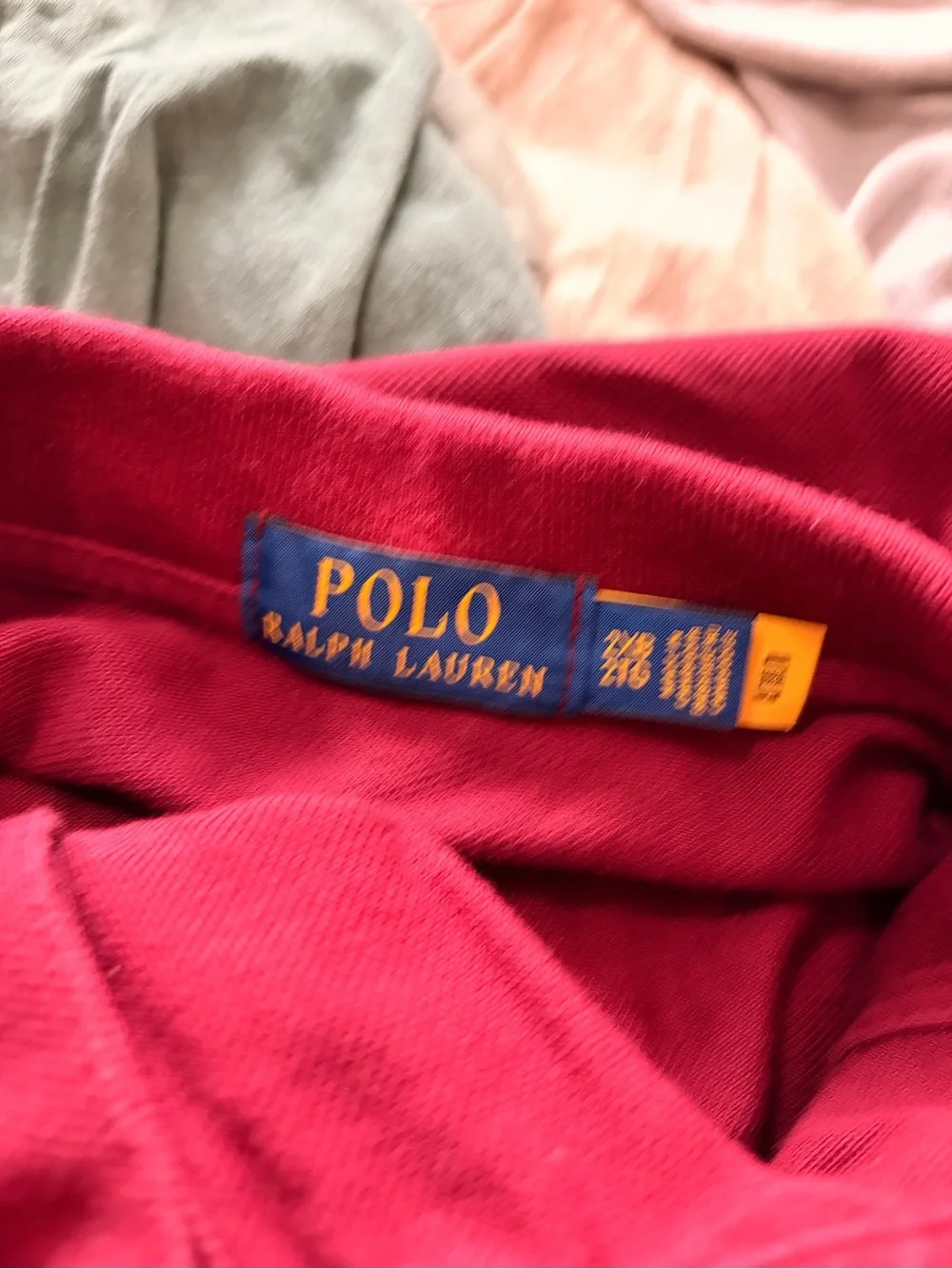 Ralph Lauren Men's Burgundy Polo with Green Pony